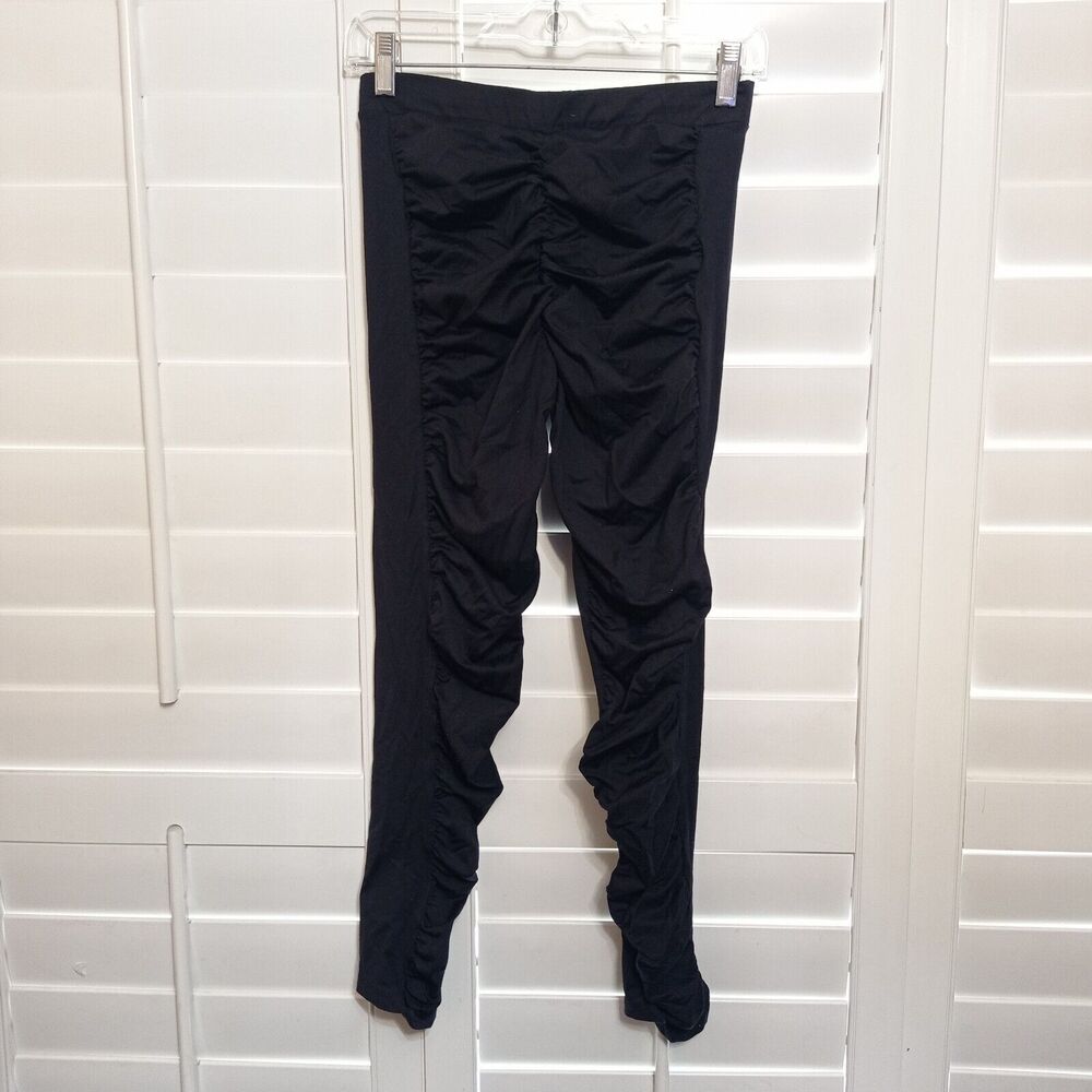 Zara Trafaluc Womens High Rise Ruffle Legging Size 28" Black